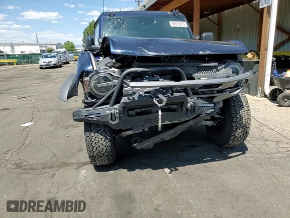 2021 Ford Bronco with VIN 1FMDE5BH7MLA83056, listed as a Copart auction lot 60513675 with 36,191 mi miles and Salvage title. Bid and sale history available at DreamBid. Image 12.