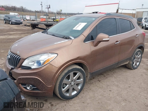 2016 Buick Encore Leather with VIN KL4CJCSB6GB553593, listed as a IAAI auction lot 41582660 with 95,713 mi miles and . Bid and sale history available at carsss.com. Image 17.