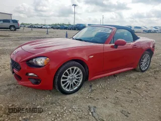 2017 FIAT 124 Spider Lusso z VIN JC1NFAEK1H0102212, wystawiony jako Copart lot #59166005 z przebiegiem 20 250 mil mil oraz Szkoda całkowita • Salvage title. Historia ofert i sprzedaży dostępna na DreamBid. Obrazek 1.