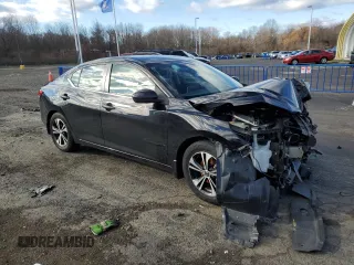 2021 Nissan Sentra SV with VIN 3N1AB8CV4MY234712, listed as a Copart auction lot 41754445 with 43,866 mi miles and Non repairable. Bid and sale history available at DreamBid. Image 4.