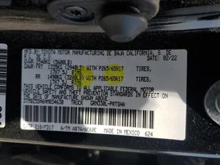 2022 Toyota Tacoma SR5 with VIN 3TMBZ5DN6NM034630, listed as a Copart auction lot 56248145 with 43,309 mi miles and Salvage title. Bid and sale history available at DreamBid. Image 12.