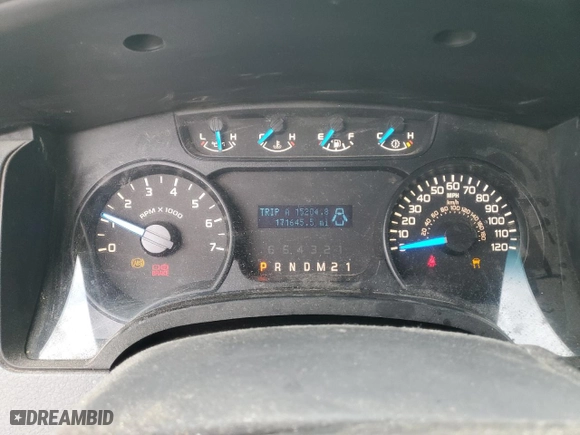 2014 Ford F-150 XL with VIN 1FTNF1CF1EKF20858, listed as a Copart auction lot 82112234 with 171,645 mi miles and Salvage Title. Bid and sale history available at carsss.com. Image 9.