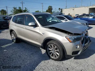 2015 BMW X3 xDrive28i with VIN 5UXWX9C5XF0D45936, listed as a Copart auction lot 52307245 with 85,662 mi miles and Salvage Title. Bid and sale history available at carsss.com. Image 4.