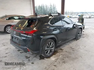 2021 Lexus UX with VIN JTHR9JBH5M2049855, listed as a IAAI auction lot 41237894 with 61,575 mi miles. Bid and sale history available at carsss.com. Image 4.