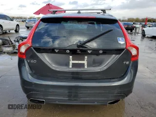 2015 Volvo V60 T5 Drive-E Premier with VIN YV140MEK5F1244341, listed as a Copart auction lot 84960144 with 0 mi miles and Non Repairable. Bid and sale history available at carsss.com. Image 6.