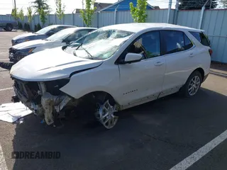 2024 Chevrolet Equinox LT with VIN 3GNAXUEG3RS215950, listed as a IAAI auction lot 42085571 with 24,145 mi miles and . Bid and sale history available at DreamBid. Image 2.