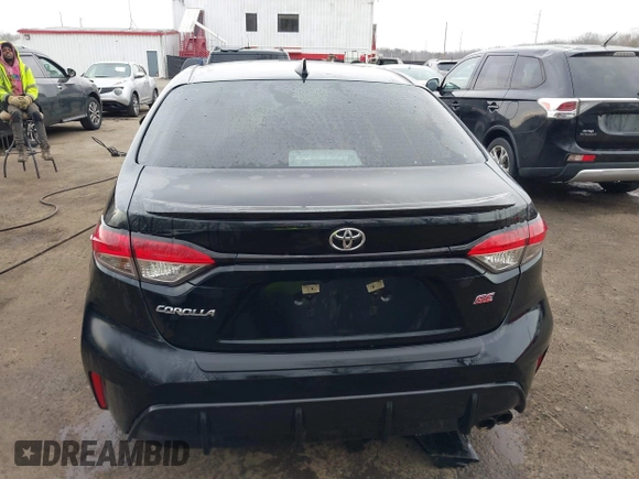 2023 Toyota Corolla SE with VIN 5YFS4MCE6PP160556, listed as a IAAI auction lot 41576922 with 55,318 mi miles and . Bid and sale history available at DreamBid. Image 16.