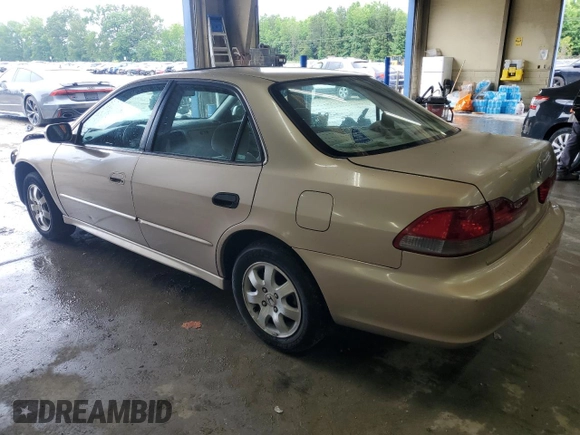 2002 Honda Accord EX z VIN 1HGCG56622A158128, wystawiony jako Copart lot #58494755 z przebiegiem 215 389 mil mil oraz Czysty tytuł • Clean title. Historia ofert i sprzedaży dostępna na DreamBid. Obrazek 2.