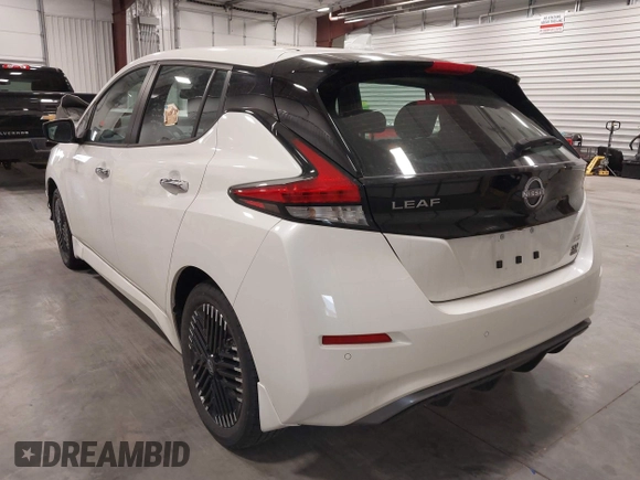 2023 Nissan LEAF SV Plus with VIN 1N4CZ1CV6PC553041, listed as a IAAI auction lot 42076867 with 19,732 mi miles and . Bid and sale history available at DreamBid. Image 3.
