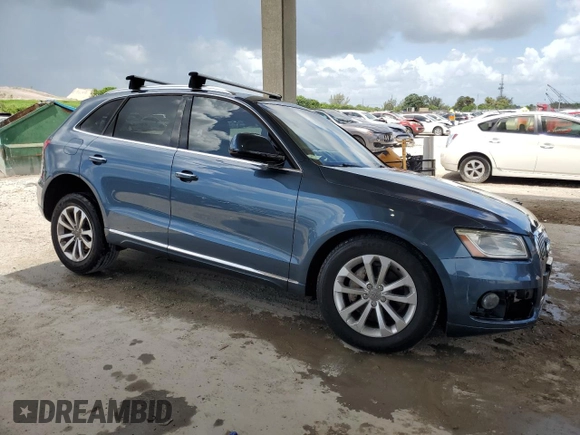 2016 Audi Q5 Premium with VIN WA1C2AFP1GA011900, listed as a Copart auction lot 60436605 with 64,498 mi miles and Salvage title. Bid and sale history available at DreamBid. Image 4.