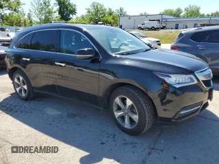 2016 Acura MDX with VIN 5FRYD4H25GB015303, listed as a Copart auction lot 60647054 with 169,759 mi miles and Salvage Title. Bid and sale history available at carsss.com. Image 4.
