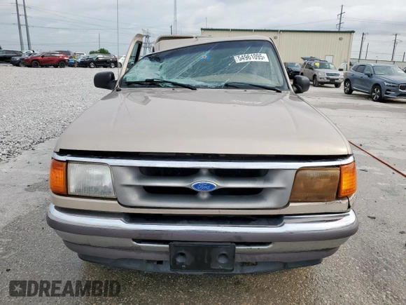 1997 Ford Ranger XLT with VIN 1FTCR14X3VPA62832, listed as a Copart auction lot 54961095 with 144,259 mi miles and Salvage title. Bid and sale history available at DreamBid. Image 5.