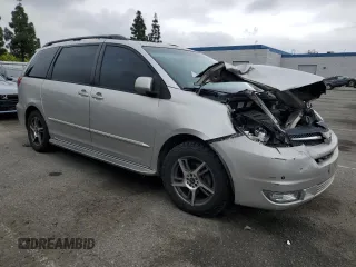 2004 Toyota Sienna XLE with VIN 5TDZA22C24S132607, listed as a Copart auction lot 53556165 with 154,552 mi miles and Salvage Title. Bid and sale history available at carsss.com. Image 4.