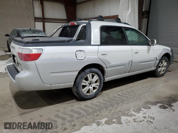 2005 Subaru Baja Turbo z VIN 4S4BT63CX55106650, wystawiony jako Copart lot #52582515 z przebiegiem 215 790 mil mil oraz Czysty tytuł • Clean title. Historia ofert i sprzedaży dostępna na DreamBid. Obrazek 3.