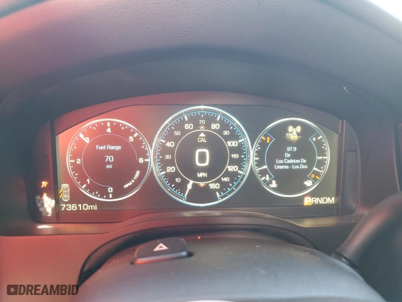 2015 Cadillac Escalade Luxury with VIN 1GYS3BKJ5FR204051, listed as a Copart auction lot 86971124 with 73,610 mi miles and Salvage Title. Bid and sale history available at carsss.com. Image 9.