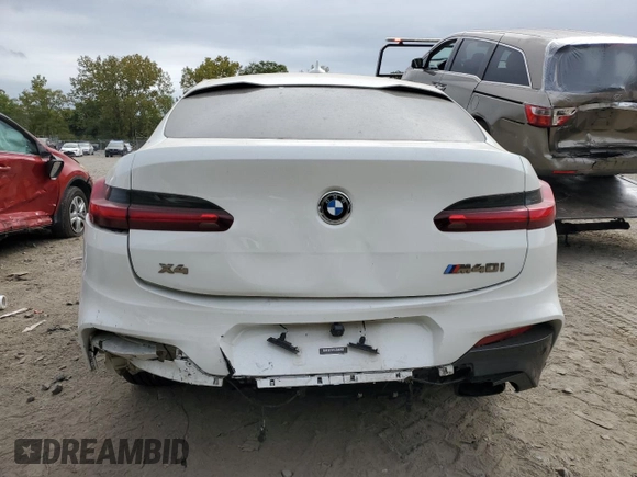 2020 BMW X4 M40i z VIN 5UX2V5C04L9C56582, wystawiony jako Copart lot #72743394 z przebiegiem 44 351 mil mil oraz Nie do naprawy • Non repairable. Historia ofert i sprzedaży dostępna na DreamBid. Obrazek 2.