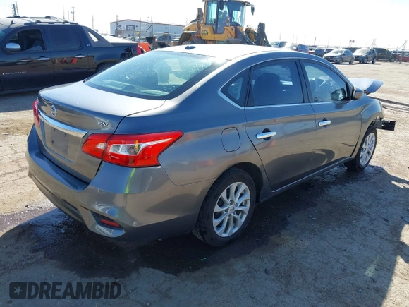 2019 Nissan Sentra SV with VIN 3N1AB7AP5KY343353, listed as a IAAI auction lot 41666933 with 81,018 mi miles and . Bid and sale history available at DreamBid. Image 4.