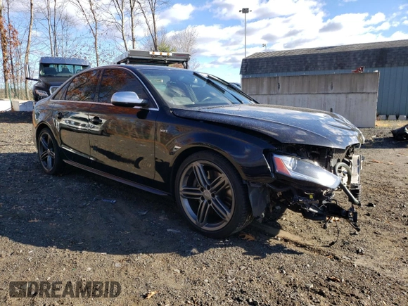 2013 Audi S4 Premium Plus with VIN WAUBGAFL1DA178511, listed as a Copart auction lot 80038854 with 167,860 mi miles and Salvage Title. Bid and sale history available at DreamBid. Image 4.