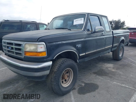 1995 Ford F-150 with VIN 1FTEX15H0SKB60831, listed as a IAAI auction lot 42075580 with 158,267 mi miles. Bid and sale history available at carsss.com. Image 2.