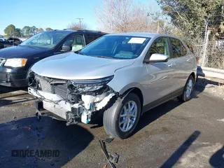 2022 Chevrolet Equinox LT with VIN 3GNAXKEV4NL234627, listed as a IAAI auction lot 41285466 with 40,574 mi miles. Bid and sale history available at carsss.com. Image 17.