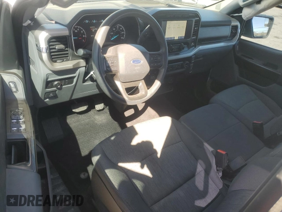 2021 Ford F-150 XL with VIN 1FTEW1EP0MKD90723, listed as a Copart auction lot 47408075 with 100,710 mi miles and Salvage Title. Bid and sale history available at carsss.com. Image 8.