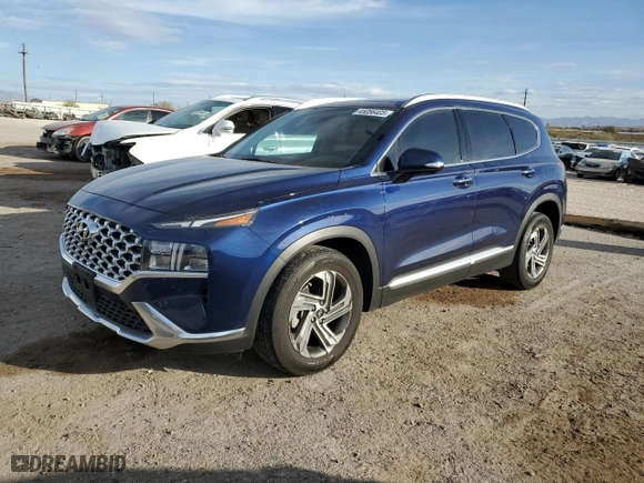 2023 Hyundai Santa Fe SEL with VIN 5NMS34AJ3PH502400, listed as a Copart auction lot 45056405 with 42,996 mi miles and Salvage Title. Bid and sale history available at carsss.com. Image 1.