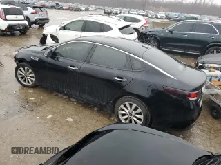 2017 Kia Optima LX with VIN 5XXGT4L39HG123521, listed as a Copart auction lot 44458205 with 156,166 mi miles and Salvage Title. Bid and sale history available at carsss.com. Image 2.