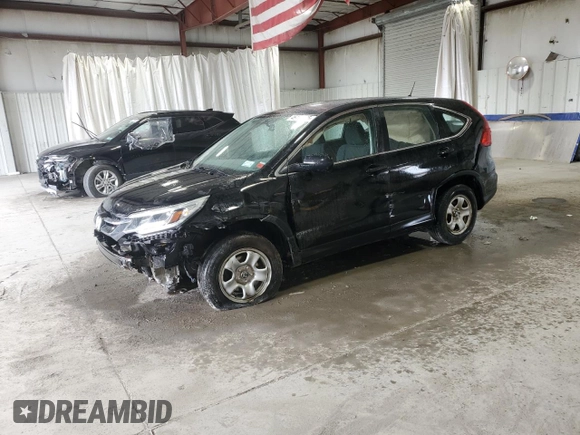 2016 Honda CR-V LX with VIN 2HKRM4H35GH613696, listed as a Copart auction lot 49105405 with 116,654 mi miles and Salvage Title. Bid and sale history available at carsss.com. Image 1.