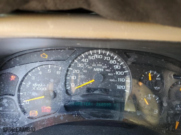 2005 Chevrolet Silverado 1500 LT with VIN 2GCEC19T751280382, listed as a Copart auction lot 52693195 with 260,595 mi miles and Clean Title. Bid and sale history available at carsss.com. Image 9.