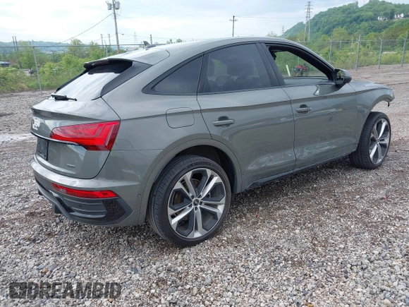 2023 Audi Q5 Sportback S line Prestige with VIN WA16AAFY1P2013875, listed as a IAAI auction lot 42260587 with 19,763 mi miles and . Bid and sale history available at DreamBid. Image 4.