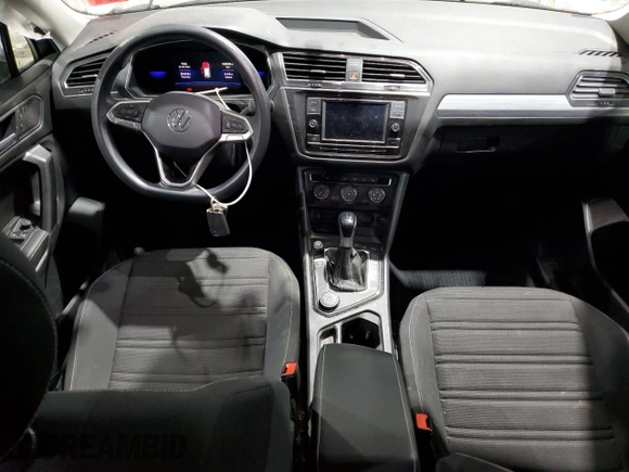 2022 Volkswagen Tiguan S with VIN 3VV0B7AX8NM053713, listed as a Copart auction lot 43020435 with 148,530 mi miles and Salvage title. Bid and sale history available at DreamBid. Image 8.