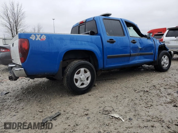 2008 GMC Canyon SLE2 with VIN 1GTDT43E788182588, listed as a Copart auction lot 81115463 with 0 mi miles and Non Repairable. Bid and sale history available at carsss.com. Image 3.