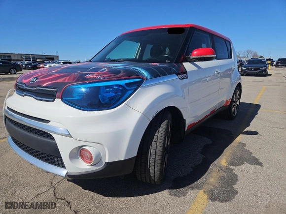 2018 Kia Soul + with VIN KNDJP3A57J7517042, listed as a Copart auction lot 52524235 with 104,115 mi miles and Clean Title. Bid and sale history available at carsss.com. Image 2.