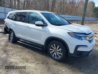2022 Honda Pilot EX-L with VIN 5FNYF6H5XNB016493, listed as a IAAI auction lot 41579615 with 48,086 mi miles. Bid and sale history available at carsss.com. Image 1.