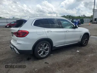 2020 BMW X3 xDrive30i with VIN 5UXTY5C08LLT32459, listed as a Copart auction lot 54904225 with 27,918 mi miles and Salvage Title. Bid and sale history available at DreamBid. Image 3.