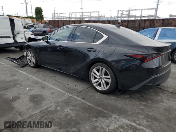2021 Lexus IS 300 with VIN JTHCA1D28M5117103, listed as a Copart auction lot 53957595 with 39,680 mi miles and Salvage title. Bid and sale history available at DreamBid. Image 2.