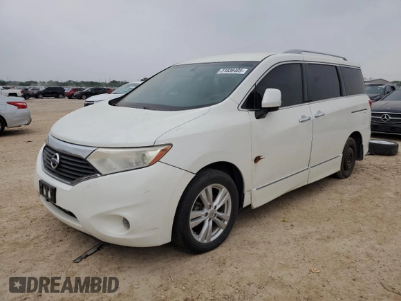 2015 Nissan Quest SV with VIN JN8AE2KP5F9127296, listed as a Copart auction lot 51836405 with 133,399 mi miles and Clean Title. Bid and sale history available at carsss.com. Image 1.