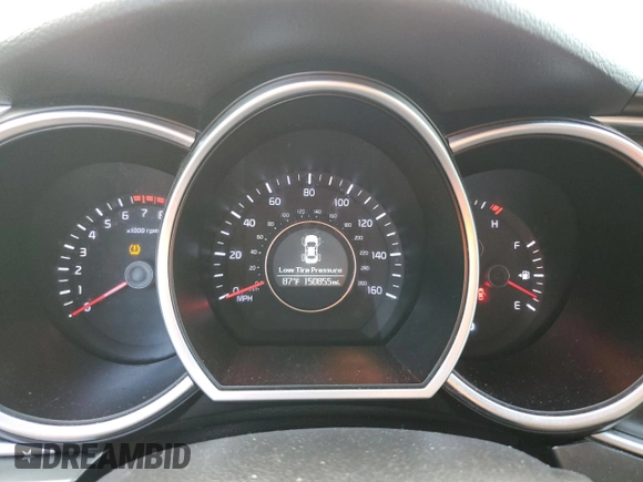 2015 Kia Optima LX with VIN KNAGM4A71F5592894, listed as a Copart auction lot 48575585 with 150,855 mi miles and Non Repairable. Bid and sale history available at carsss.com. Image 9.