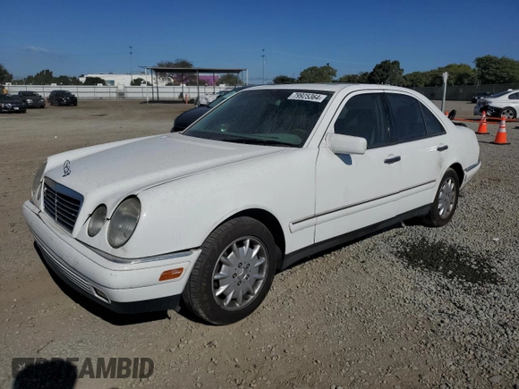 1999 Mercedes-Benz E-Class with VIN WDBJF65H6XA762532, listed as a Copart auction lot 79925364 with 196,487 mi miles and Salvage Title. Bid and sale history available at carsss.com. Image 1.