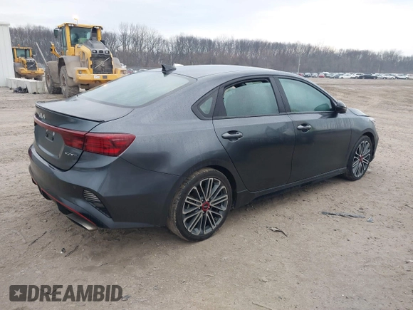 2023 Kia Forte GT with VIN 3KPF44AC5PE681756, listed as a IAAI auction lot 41456445 with 24,843 mi miles and . Bid and sale history available at carsss.com. Image 4.
