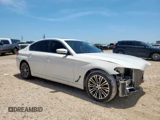 2018 BMW 5 Series 530i with VIN WBAJA5C55JG899661, listed as a Copart auction lot 58302215 with 62,112 mi miles and Salvage title. Bid and sale history available at DreamBid. Image 4.