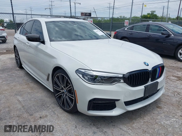 2019 BMW 5 Series 540i with VIN WBAJE5C54KWW08398, listed as a IAAI auction lot 42477384 with 48,936 mi miles and . Bid and sale history available at DreamBid. Image 1.