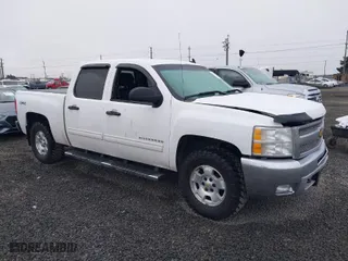 2012 Chevrolet Silverado 1500 LT with VIN 3GCPKSE72CG114026, listed as a IAAI auction lot 41735116 with 191,266 mi miles. Bid and sale history available at carsss.com. Image 1.