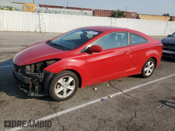2013 Hyundai Elantra Coupe GS with VIN KMHDH6AE6DU012994, listed as a Copart auction lot 88132935 with 140,704 mi miles and Salvage Title. Bid and sale history available at carsss.com. Image 1.