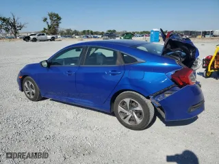 2019 Honda Civic Sedan LX with VIN 2HGFC2F67KH547792, listed as a Copart auction lot 50695315 with 57,672 mi miles and Salvage Title. Bid and sale history available at carsss.com. Image 2.