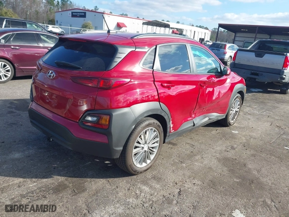 2020 Hyundai Kona SEL with VIN KM8K22AA5LU397204, listed as a IAAI auction lot 41542767 with 44,668 mi miles. Bid and sale history available at carsss.com. Image 4.