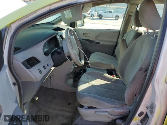 2013 Toyota Sienna L with VIN 5TDZK3DC7DS289422, listed as a Copart auction lot 87951105 with 183,949 mi miles and Salvage Title. Bid and sale history available at carsss.com. Image 7.