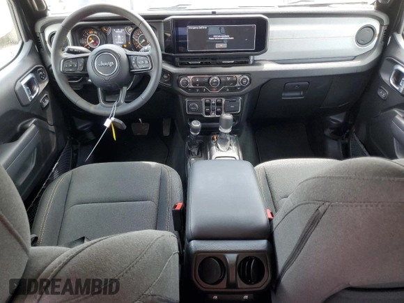 2024 Jeep Wrangler Sport S with VIN 1C4PJXDNXRW349946, listed as a Copart auction lot 56701185 with 6,310 mi miles and Salvage Title. Bid and sale history available at DreamBid. Image 8.