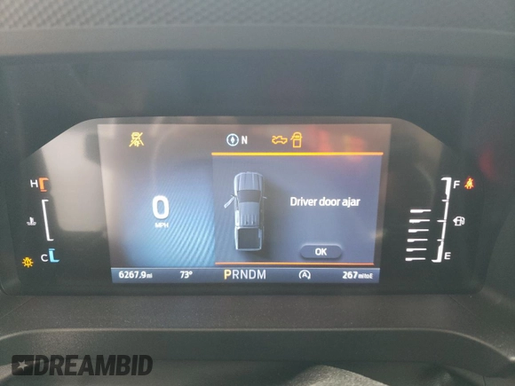 2024 Ford Ranger XLT with VIN 1FTER4HH0RLE43158, listed as a Copart auction lot 59616775 with 6,267 mi miles and Salvage title. Bid and sale history available at DreamBid. Image 9.