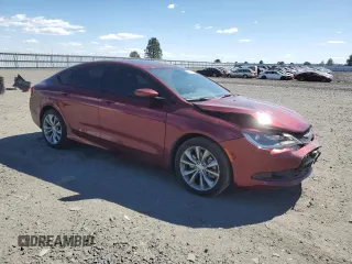 2015 Chrysler 200 S with VIN 1C3CCCBG1FN757019, listed as a Copart auction lot 53705525 with 91,026 mi miles and Salvage Title. Bid and sale history available at carsss.com. Image 4.